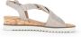 Gabor Leren Dames Sandaal met Lichtgewicht Zool Beige Dames - Thumbnail 3
