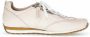 Gabor Leren Sneaker met Dubbele Ritsen Beige Dames - Thumbnail 2
