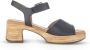 Gabor Verhoog je stijl met zwarte suède hoge hak sandalen Black Dames - Thumbnail 2