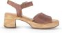 Gabor Lichtgewicht hoge hak sandalen Brown Dames - Thumbnail 3