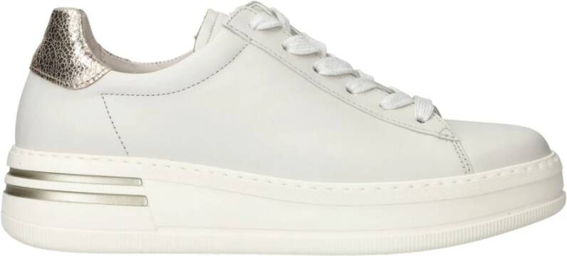 Gabor Lichtgewicht witte sneakers met uitneembaar voetbed White Dames