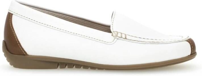 Gabor Loafers White Dames