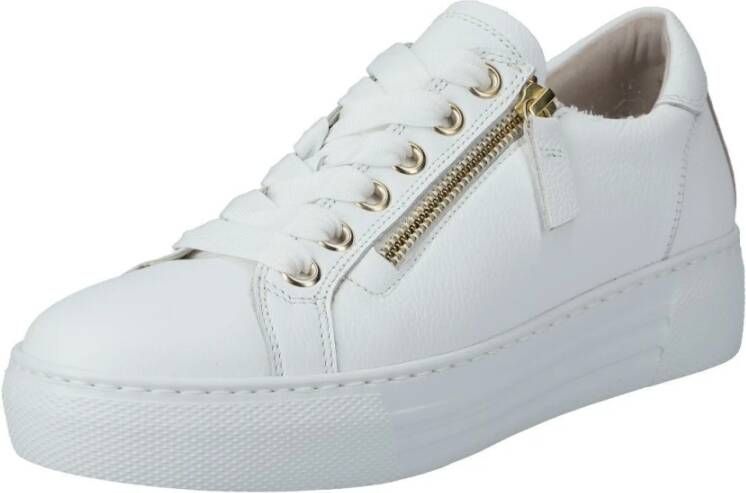 Gabor Witte Gouden Sneakers van geperst leer Multicolor Dames - Foto 7