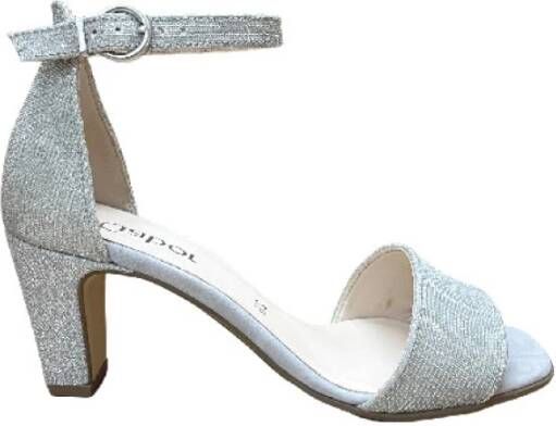 Gabor Metalen Stijl Schoen Gray Dames
