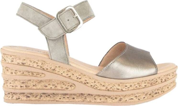 Gabor Metallic Hak Sandalen Multicolor Dames