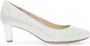 Gabor Metallic Textiel Elegant Comfortabele Hakken Gray Dames - Thumbnail 1