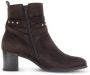 Gabor Enkellaarsjes bruin Suede Dames - Thumbnail 2