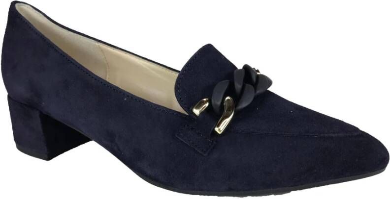 Gabor Mocassin Schoenen Blue Dames