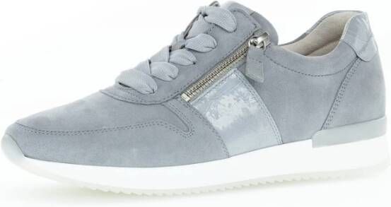 Gabor Mode Lage Sneaker Blauw Blue Dames