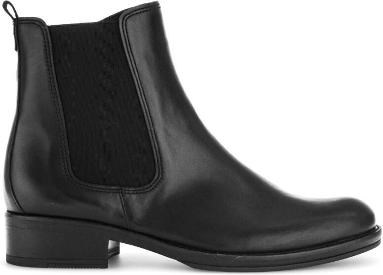 Gabor Chelsea-boots blokhak business schoen enkellaars met optifit verwisselbaar voetbed