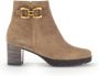 Gabor Elegante suède enkellaars met Hovercraft Air Chamber zool Beige Dames - Thumbnail 5