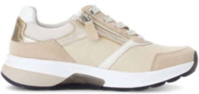 Gabor Dames Sneakers 66.847.33 Rolling Soft Beige