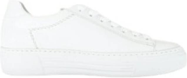 Gabor Plateausneakers Florence vrijetijdsschoen lage schoen veterschoen met subtiele decoratieve stiksels - Foto 3