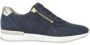 Gabor Blauw Gouden Suède Sneakers Multicolor Dames - Thumbnail 2