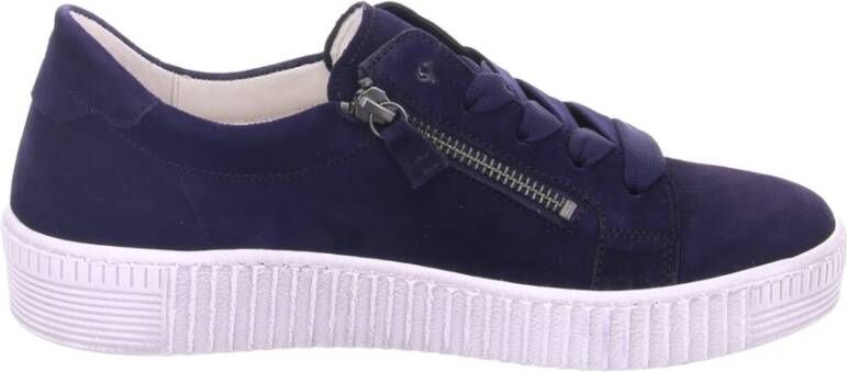 Gabor Plateausneakers met twee ritsen vrijetijdsschoen lage schoen veterschoen - Foto 2