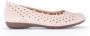 Gabor Moderne Zomer Suede Ballerina Pink Dames - Thumbnail 6