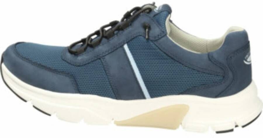 Gabor Rollingsoft Slip-on sneakers vrijetijdsschoen lage schoen slipper met logo op de hiel breedte g