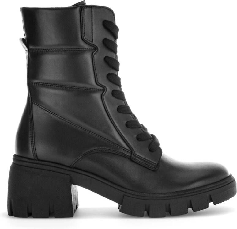 Gabor Mooie Dames Enkellaarsjes Black Dames