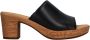 Gabor Trendy Zwarte Kurk Hoge Hak Sandalen Black Dames - Thumbnail 2