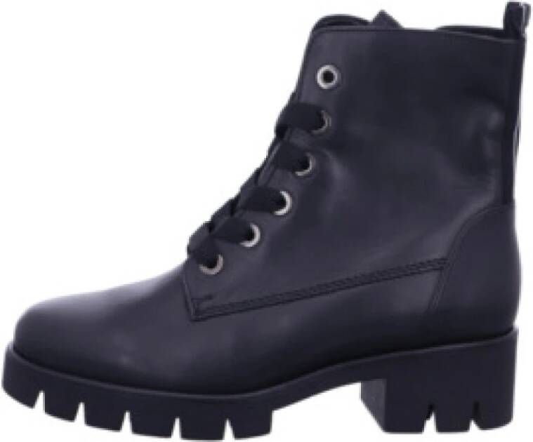 Gabor Veterlaarsjes blokhak plateau veterschoenen met best fitting comfort