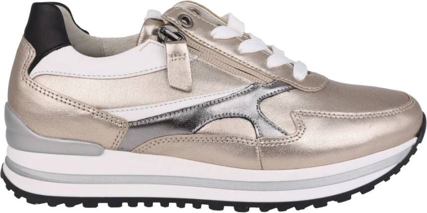 GABOR Lage Sneakers Dames 526 Maat: 36 Materiaal: Leer Kleur: Beige - Foto 3