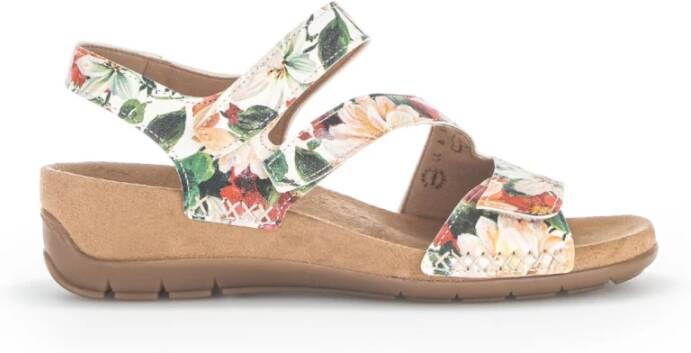 Gabor Multicolor Suède Sandalen Multicolor Dames