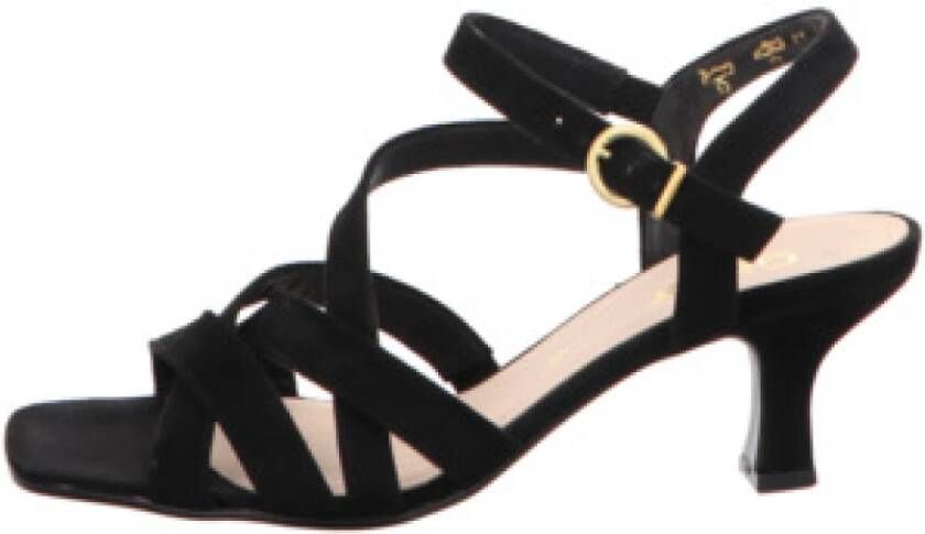 Gabor Velours Sandaal met Trichterabsatz Black Dames - Foto 2