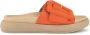 Gabor Oranje Velvet Muiltjes Modern Comfortabel Orange Dames - Thumbnail 1
