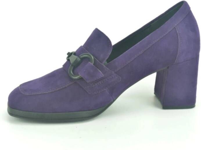 Gabor Paarse Suede College+Gar DH.5cm Pumps Purple Dames