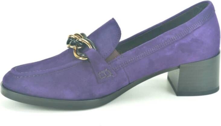 Gabor Paars daim Moccassin DH 4cm Paars Dames