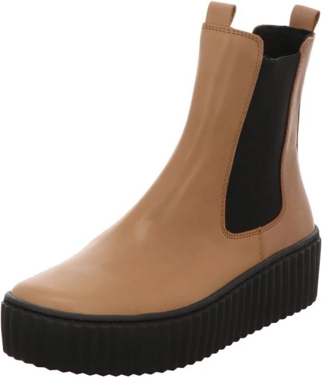 Gabor Chelsea boots beige Leer 182313 Dames - Foto 2