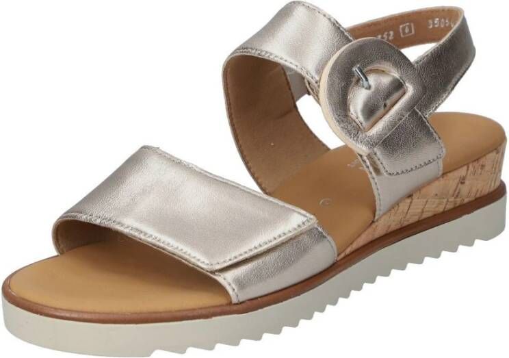 Gabor Beige Dames Sandalen Stijlvol en Comfortabel