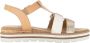 Gabor multi casual open sandals Beige Dames - Thumbnail 1