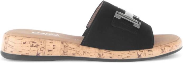 Gabor Platte Sandalen Samtchevreau (Lds)