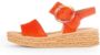 Gabor Platte sandalen voor dames in effen kleur - Thumbnail 3