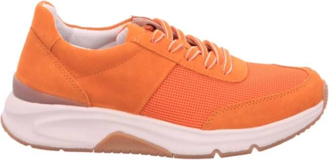 Gabor rollingsoft sensitive 46.897.31 dames rollende wandelsneaker oranje - Foto 2