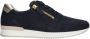 Gabor Blauwe Leren Sneaker met Uitneembaar Voetbed en Ritssluiting Blue Dames - Thumbnail 4