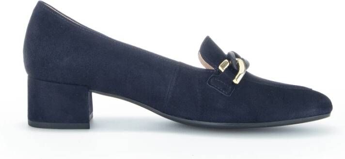 GABOR Loafers Dames 441 Maat: 35 Materiaal: Suède Kleur: Blauw - Foto 5