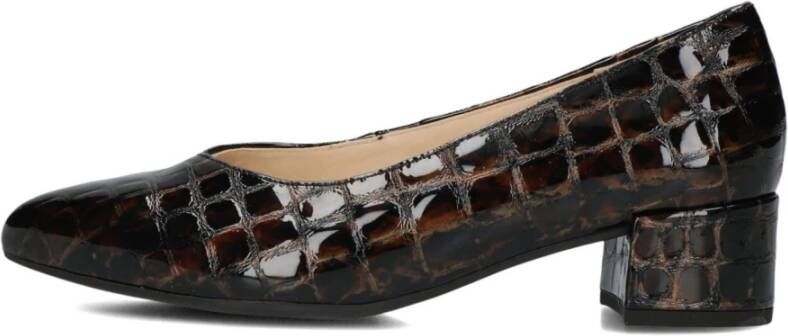 Gabor Pumps met Krokodillenprint en Blokhak