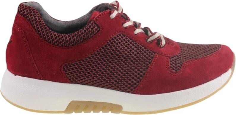 Gabor Rode Dames Walking Sneaker Red Dames