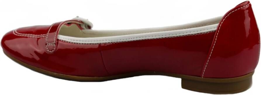 Gabor Rode Patent Leren Ballerina Red Dames