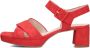 GABOR Dames 953 Maat: 42 5 Materiaal: Suède Kleur: Rood - Thumbnail 3