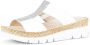 Gabor Witte leren muil sandalen White Dames - Thumbnail 6