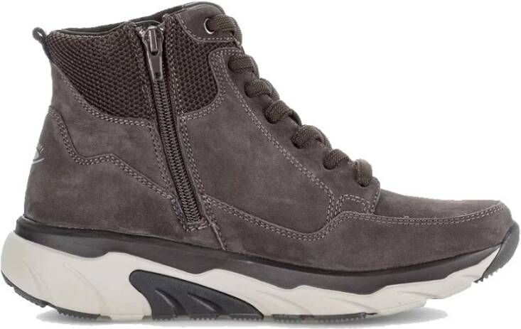 Gabor rollingsoft sensitive 76.835.40 dames rollende wandelsneaker bruin