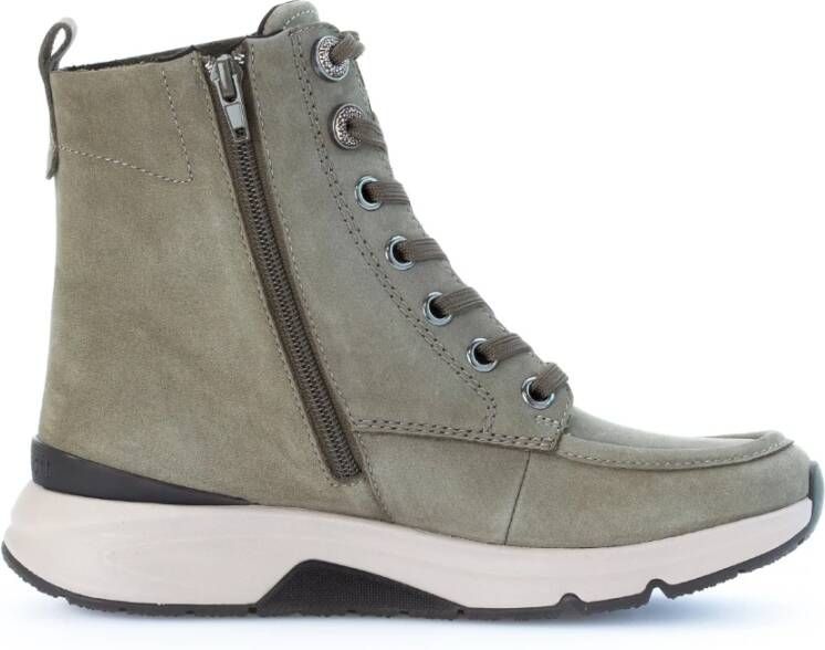 Gabor Rollende hoge sneaker Groen Green Dames