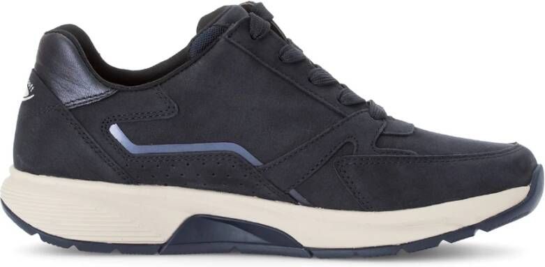 Gabor Rollende sneaker blauw comfortabele wandelschoenen