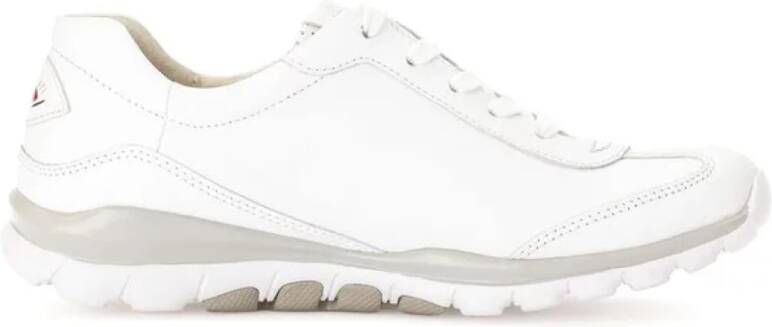 Gabor rollingsoft sensitive 66.965.50 dames rollende wandelsneaker wit