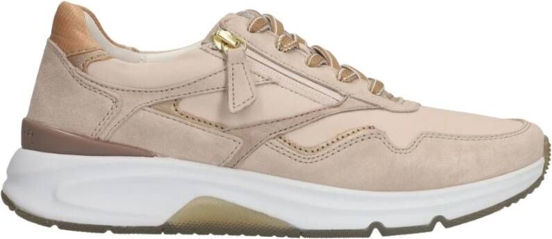 Gabor Rollingsoft sneaker Beige Dames