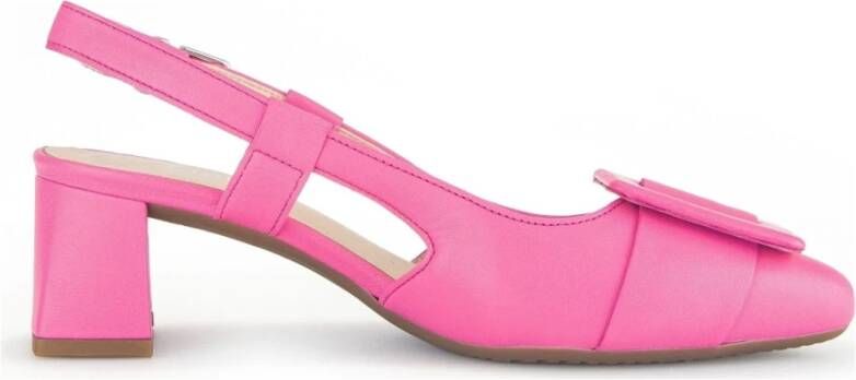 Gabor Roze Elegant Platte Sandalen Pink Dames