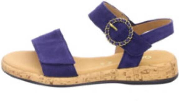 Gabor Sleehaksandaaltjes Rhodos bandjessandaal comfort-schoen zomerschoen met mooie sierspeld
